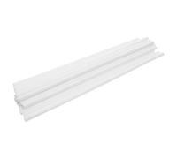 ADOCARN 20 Bâtons de Colle Chaude Blancs en Pvc Résistants à Haute Température pour Bricolage, Adhésion Polyvalente, Adaptés Métal et Plastique, Usage Industriel et Assemblage Rapide