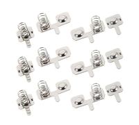 ADOCARN 3ensembles Ressorts de Batterie Aaa Acier Inoxydable Plaques de Contact Compression pour Connexion Positive Négative Remplacement pour Télécommandes et Chargeurs