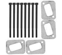 ADOCARN 4 Ensembles Vis de Silencieux en Acier au Carbone pour Tronçonneuse Modèle 350, Compatible Précise, Solution Anti-desserrage, pour Usage Domestique et Extérieur