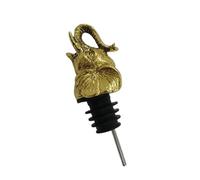 ADOCARN Bec Verseur à Vin en Alliage Forme Tête D'éléphant, Bouchon Léger et Créatif pour Bouteille, pour Maison et Fête