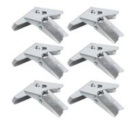 ADOCARN Chevilles à Bascule en Fer Galvanisé Argenté M6 pour Plaques de Plâtre et Ciment, Installation Pratique, Lot de 12 Pièces pour Chauffe-eau et Armoires Murales
