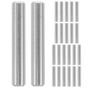 ADOCARN Chevilles de Serrage Cylindriques en Acier Inoxydable 1/4x1,6 Pouce pour Étagères en Bois, 24 Pièces, Installation sans Soudure et Stabilité Renforcée pour Meubles et