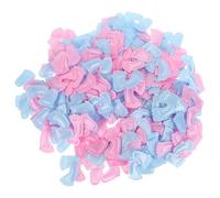 ADOCARN Confettis en Tissu Non Tissé 200pcs Empreintes de Pieds Rose et Bleu Réutilisables pour Décoration Interactive de Table Shower et Révélation de Genre