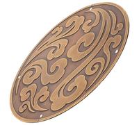 ADOCARN Décoration Meuble Vintage 11 cm en Laiton sculpté, Applique pour Porte de Meuble et Rangement d’Armoire Cuisine