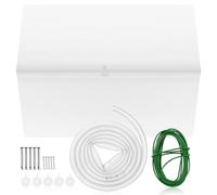 ADOCARN Entonnoir Récupérateur de Pluie en Plastique 50x60cm Bac de Récupération pour Déviation de Fuite de Toiture et Protection les Infiltrations