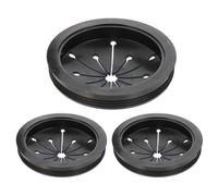 ADOCARN Garde Anti-éclaboussures Pratique 3Pcs 80mm en Silicone, Couvercle de Drain étanche Amovible pour broyeur à déchets, Protection évier pour Cuisine familiale