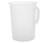 ADOCARN Grand Pichet Doseur Huile 5000ml en Pp avec Poignée Ergonomique pour Mesure Précise en Réparation Automobile et Mécanique