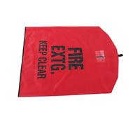 ADOCARN Housse de Protection Extérieure Étanche pour Extincteur 50 Kg 75x100 Cm Résistante au Gel avec Manchon Haute Visibilité pour Équipement de Sécurité Murale