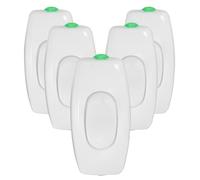 ADOCARN Interrupteur de Lampe en Plastique Blanc 5pcs Interrupteur de Cordon en Ligne Fiable 6a 250v pour Lampe de Chevet