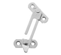 ADOCARN Limiteur de Fenêtre en Acier Inoxydable 304 Argenté avec Vis, Design Compact et Sécurité Renforcée pour Fenêtres à Ouverture Battante, 1 Paire