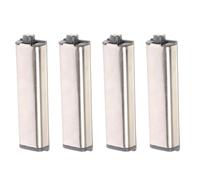 ADOCARN Loquet à Pousser pour Ouvrir Porte et Tiroir de Meuble, 4pcs, en Fer et Plastique, Installation Simple, pour Armoires et Placards Cachés