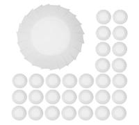 ADOCARN Lot de 100 Feuilles de Papier Sulfurisé Rondes pour Moules à Gâteaux Basques, Résistant à L'huile, en Papier Silicone Pré-découpé, pour Cuisson au Four et Pâtisserie