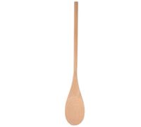 ADOCARN Lot de 24 Cuillères en Bois à Long Manche, Ustensiles Polyvalents Cuisine et Pâtisserie, Cuillères Non Vernis pour Service et Décoration, Couleur Beige