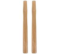 ADOCARN Manches de Marteau en Bois Finition Vernie Transparente 37 CM Lot de 2 pour Marteaux à Griffes, Adaptées Travail du Bois et Bricolage