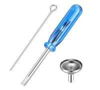 ADOCARN Mini Entonnoir En Acier Inoxydable Avec Bâton Et Entonnoir Kit De Remplissage Pour Bijoux De Crémation Pendentifs Colliers 1 Set Adapté Aux Familles Et Animaux