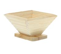 ADOCARN Moule à Zongzi en Bois Beige Quadrangulaire Facile à Nettoyer, Accessoire Cuisine pour Fabrication de Boules de Riz Maison
