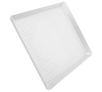 ADOCARN Nonstick Rectangulaire Plaque à Pizza Perforée pour Four Plaque de Cuisson Alliage Aluminium Résistante Chaleur pour Cuisine et Résaurant