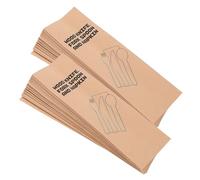 ADOCARN Pochettes pour couverts en papier kraft 100 unités organisateur ustensiles cuisine pour restaurants et événements sacs à baguettes pratiques