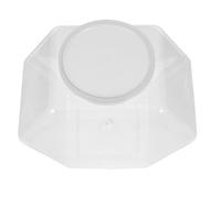 ADOCARN Pots de bonbons vides hexagonaux 4300ml en plastique avec couvercle à visser, support sucettes pour enfants, usage en magasin et épicerie