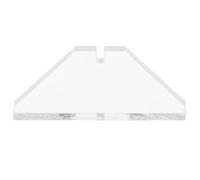 ADOCARN Présentoir en Acrylique Transparent pour Couteaux et Couteaux à Fruits, Support Vertical Facile à Nettoyer, Base de Rangement Compacte Cuisine et Exposition