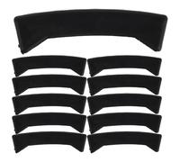 ADOCARN Protection pour lame de hache 20 pièces plastique robuste, housse couleur noire, compatible 7-9 cm, adaptée à l'utilisation en atelier et randonnée, protège-lame avec fonction
