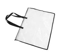 ADOCARN Sacoche de Transport Transparente pour Portfolio d'Œuvres d'art Grosse Taille avec Poignée et Fermeture Éclair Sécurisée Pochette de Rangement Polyvalente pour Affiches
