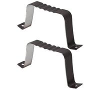 ADOCARN Sangle pour Tuyau de Gouttière en Alliage D'aluminium 2pcs, Collier de Serrage Robuste en U, Installation Précise pour Drainage D'eau Résidentiel