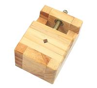 ADOCARN Serrage-joint en Bois de Pin Massif Petit Format pour Sculpture sur Pierre et Travail du Bois, Étau de Table Ajustable pour Outil de Gravure et Ciseau de Pierre, Accessoire