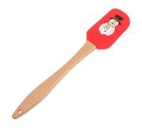 ADOCARN Spatule en Silicone Alimentaire Résistante la Chaleur Motifs de Noël, Ustensile Cuisine Adorable pour Pâtisserie Maison et Fête D'inauguration