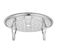 ADOCARN Support de Cuisson Vapeur en Acier Inoxydable 304 Épais, Grille Ronde Antiadhésive pour Autocuiseur, Rangement Facile, pour Légumes et Aliments