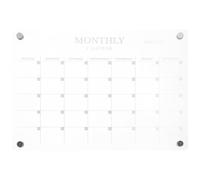ADOCARN Tableau de Planification Magnétique Surface Lisse et Effaçable en Acrylique Blanc Tableau Aimanté pour Organisation Hebdomadaire pour Réfrigérateur