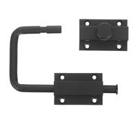 ADOCARN Verrou Fonctionnement Simple en Acier Inoxydable Multifonction Ajustement Flexible de L'angle Dimensions 10,5x8,5x1,6 Cm pour Porte et Fenêtre pour Grange et Chambre