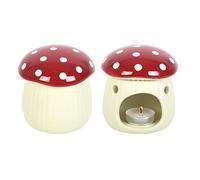 Adorable brûleur de Cire en Forme de Champignon | Chauffe-Huile parfumée | Photophore d'aromathérapie | Décoration d'intérieur Attrayante | Diffuseur d'huile de Champignon apaisant