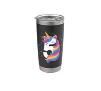 Adorable licorne numéro 5 anniversaire Gobelet isotherme en acier inoxydable double paroi