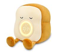 Adorable Reveil Enfant, Toast Mignon Reveil Fille, Réveil Pedagogique avec Support pour Téléphone, Rechargeable et Gradable Veilleuse Enfant, Réveil d’Apprentissage au Sommeil pour Fille et Garçon