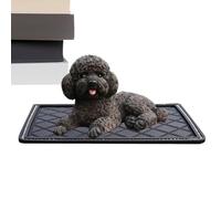 Adorable sculpture de chien décorative en résine pour tableau de bord de | Figurine décorative pour tableau de bord de véhicule pour les voyages, les trajets sur route, pick-up, camion, tracteur, VTT