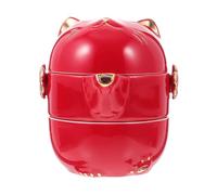 Adorable Théière Chat 180ml en Céramique Rouge, Légère | Service à Thé Portable, Usage Maison et Restaurant, Format 60ml et 90ml, Facile à Emporter