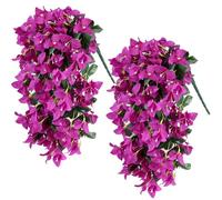 ADORAMOUR Plantes Artificielles Suspendues, 2x53cm Bougainvillier Vignes