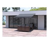 Adro Store banne manuel 3 x 2,5 m Polyester Gris – Concept Usine