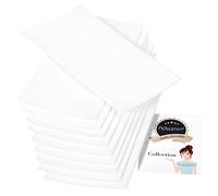 Adsamm® / 10 x plaquette autocollante en feutre pour le découpage / blancs / 100x200 mm / rectangulaire / 3,5 mm d' épaisseur / patins feutre auto-adhésifs