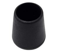 Adsamm® / 100 x Embouts extérieur / noir / Ø 13 - 16 mm / rond / robuste glisseur à fixer sur tout les jambes rondes des meubles / pour zones sèches et humides.