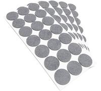 Adsamm® / 105 x patins en feutre / gris / Ø 30 mm / rond / épaisseur 3,5 mm / patins glisseurs auto-adhésifs de qualité optimale