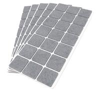 Adsamm® / 105 x patins en feutre / gris / 30x30 mm / carré / épaisseur 3,5 mm / patins glisseurs auto-adhésifs de qualité optimale
