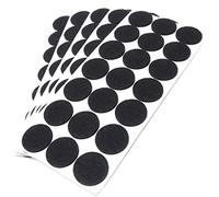 Adsamm® / 105 x patins en feutre / noirs / Ø 30 mm / rond / épaisseur 3,5 mm / patins glisseurs auto-adhésifs de qualité optimale