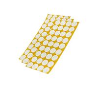 Adsamm® / 108 x Patins antidérapants Autocollants en Caoutchouc cellulaire EPDM/ø 24 mm/Blanc/Rond/Patins antidérapants de 2,5 mm d'épaisseur