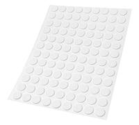 Adsamm® / 108 x patins en feutre / blancs / Ø 10 mm / rond / 1,5 mm d' épaisseur / patins glisseurs auto-adhésifs de qualité optimale de Adsamm®