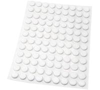 Adsamm® / 108 x patins en feutre / blancs / Ø 10 mm / rond / épaisseur 3,5 mm / patins glisseurs auto-adhésifs de qualité optimale