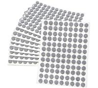 Adsamm® / 1080 x patins en feutre / gris / Ø 10 mm / rond / épaisseur 3,5 mm / patins glisseurs auto-adhésifs de qualité optimale