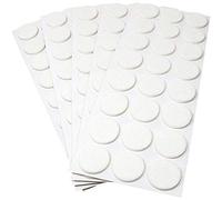 Adsamm® / 120 x patins en feutre / blancs / Ø 28 mm / rond / épaisseur 3,5 mm / patins glisseurs auto-adhésifs de qualité optimale
