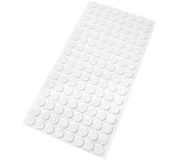 Adsamm® / 128 x patins en feutre / blancs / Ø 12 mm / rond / 1,5 mm d' épaisseur / patins glisseurs auto-adhésifs de qualité optimale de Adsamm®